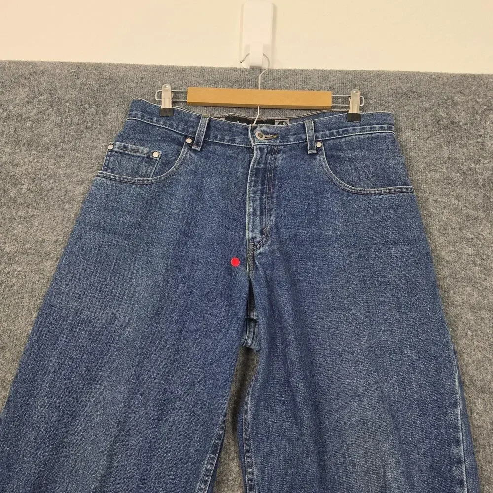 Vintage Levis Jeans Mens 34x30 SilverTab Baggy Relaxed Blue Y2K Made USA 90s